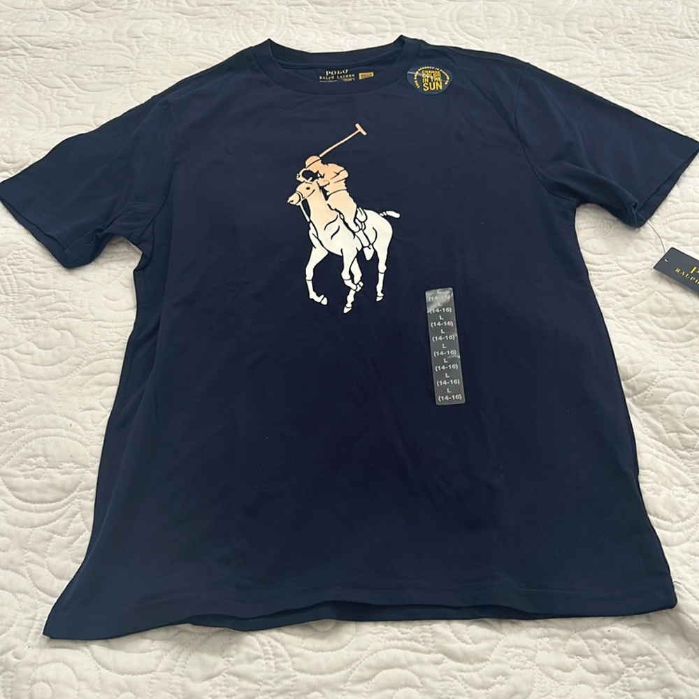 New boys Ralph Lauren tshirt size 14-16